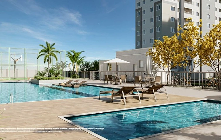 MAR DE CAPRI - ANTARES 02 QUARTOS OP��ES COM VARANDA